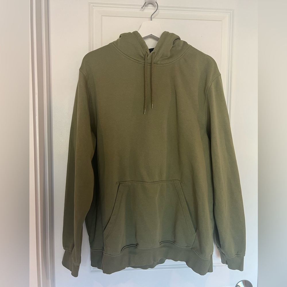 Large H&M olive green hoodie